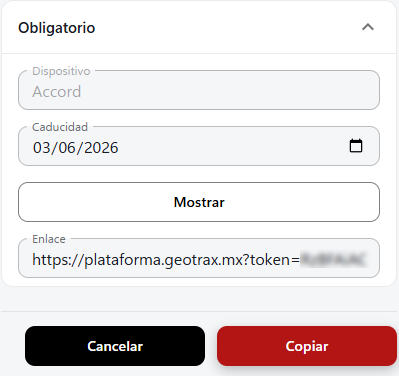 Configuración de acceso temporal para compartir ubicación